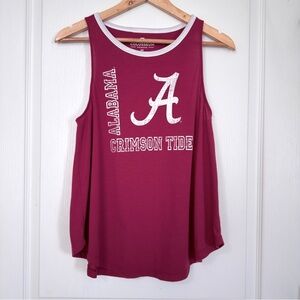 Colosseum Crimson Tide Tank Top - Red and White